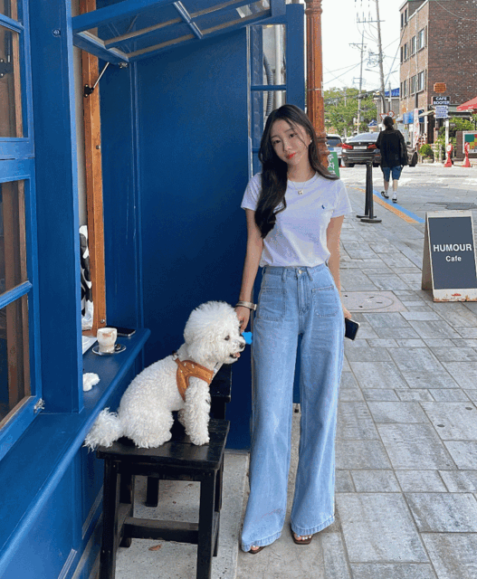 [얼리썸머10%할인] 프렌치 포켓 와이드 데님 팬츠(3color)