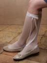 LONG RIBBON SEE-THROUGH KNEE SOCKS_TT4S706IV