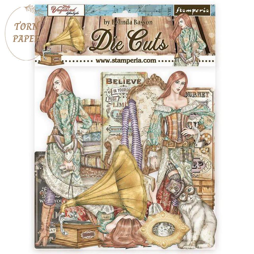 Stamperia 스탬페리아 Lady Vagabond Lifestyle 다이컷 STA 103