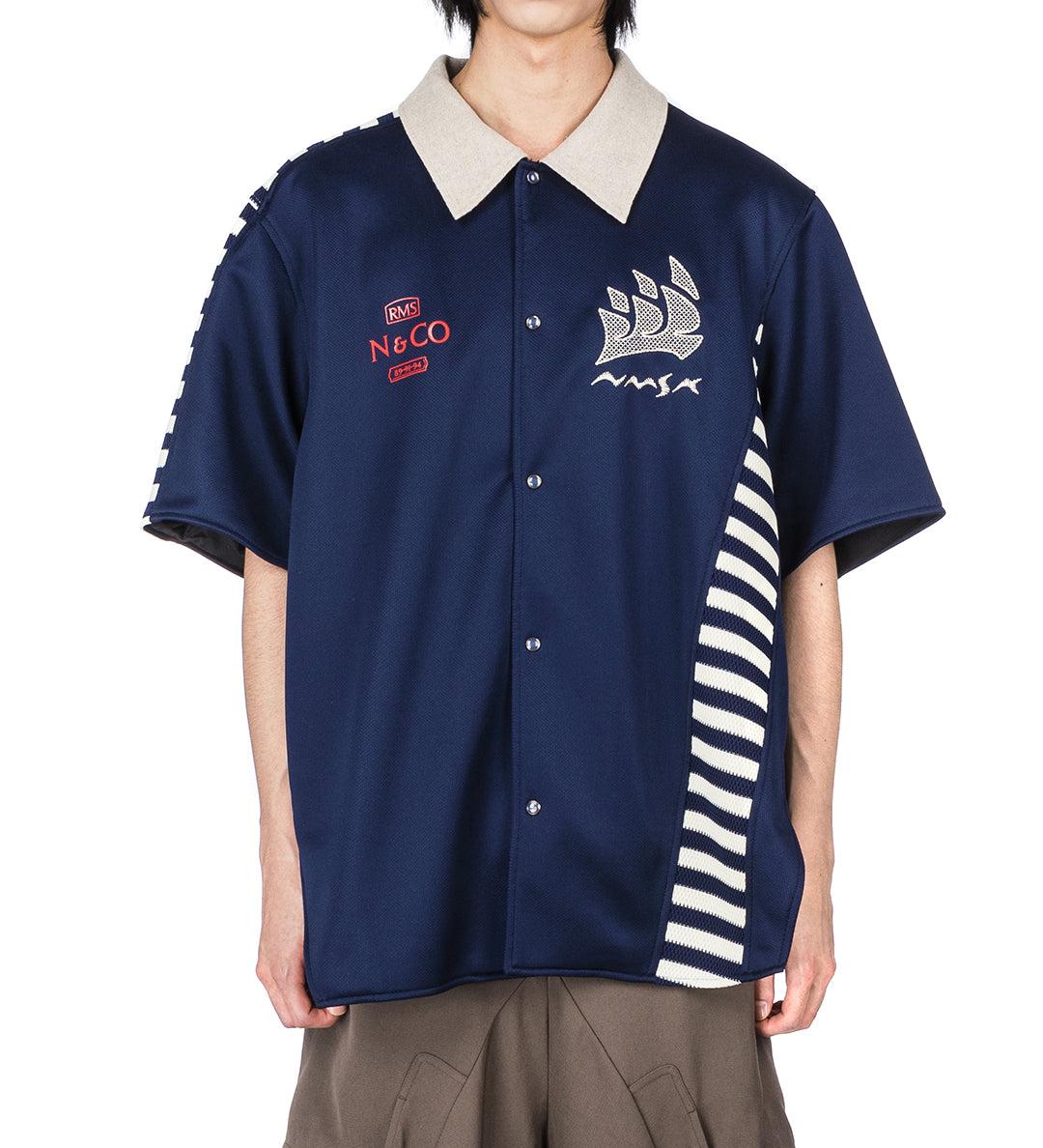 BILL WARM UP SHIRT MIDNIGHT SEA - M