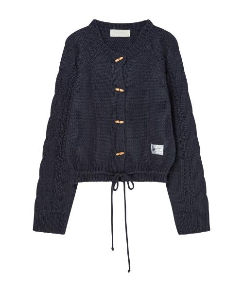 허니 토글 가디건 [DEEP BLUE]