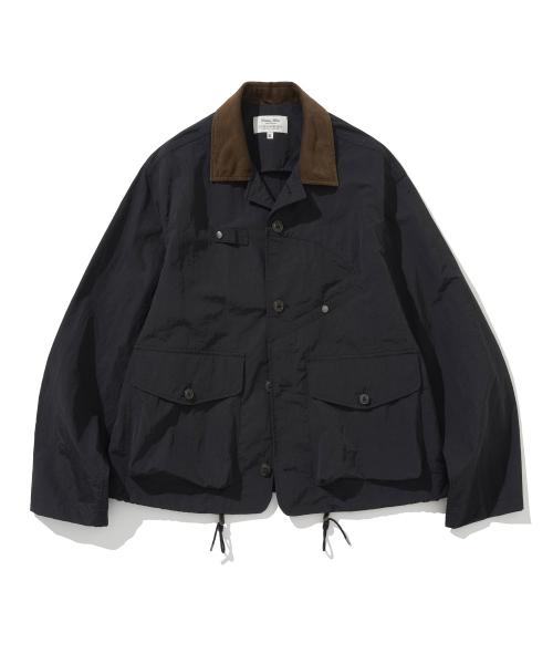 button short jacket black