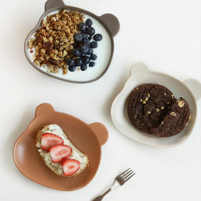 곰돌이 그릇 시리얼 볼 (3color)