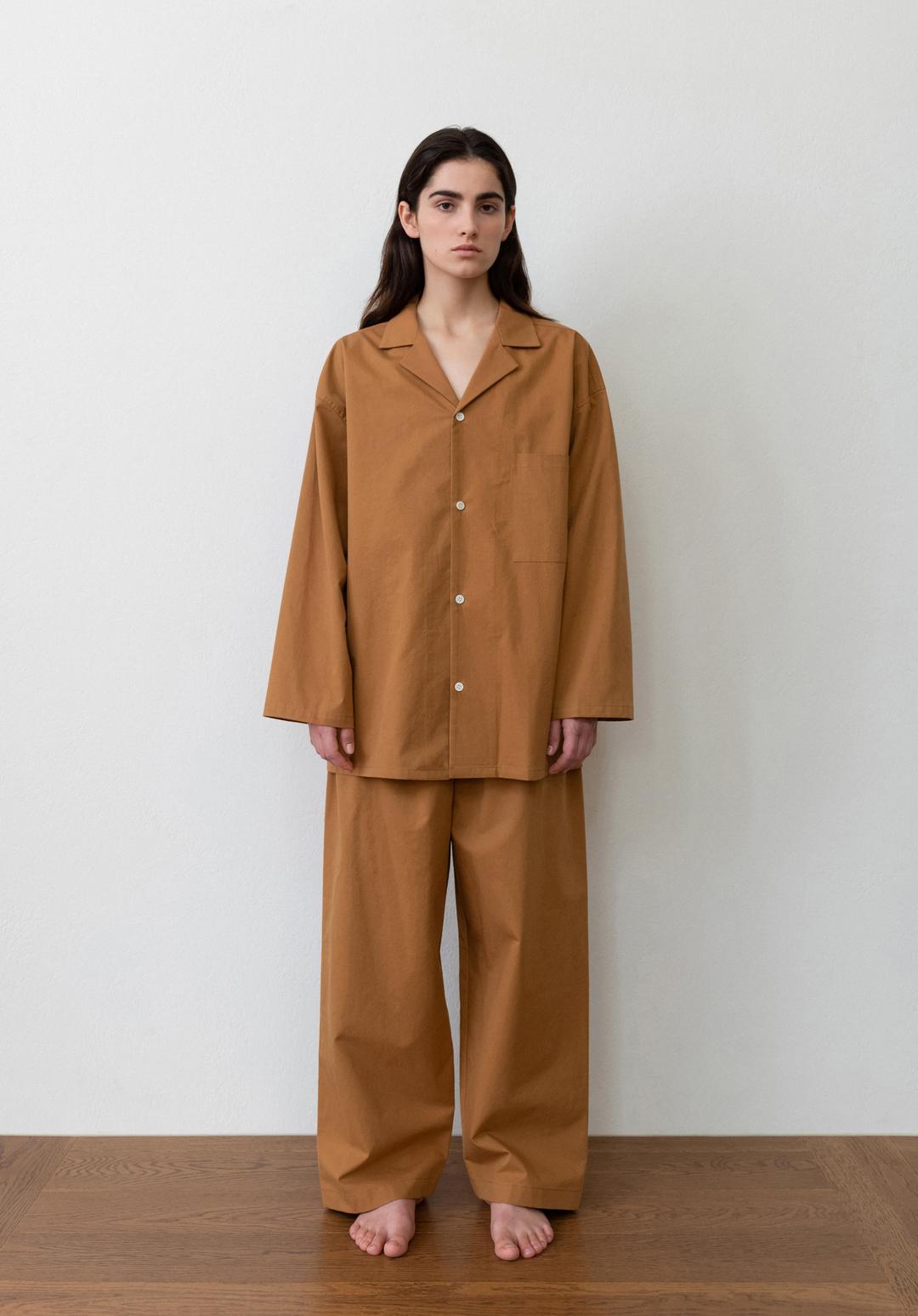 COTTON LOUNGE & SLEEPWEAR SET (CARAMEL)