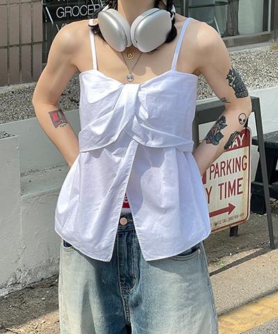 Erian cotton sleeveless / 2color