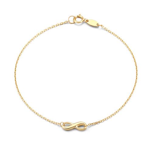 14k 심플인피니티 팔찌