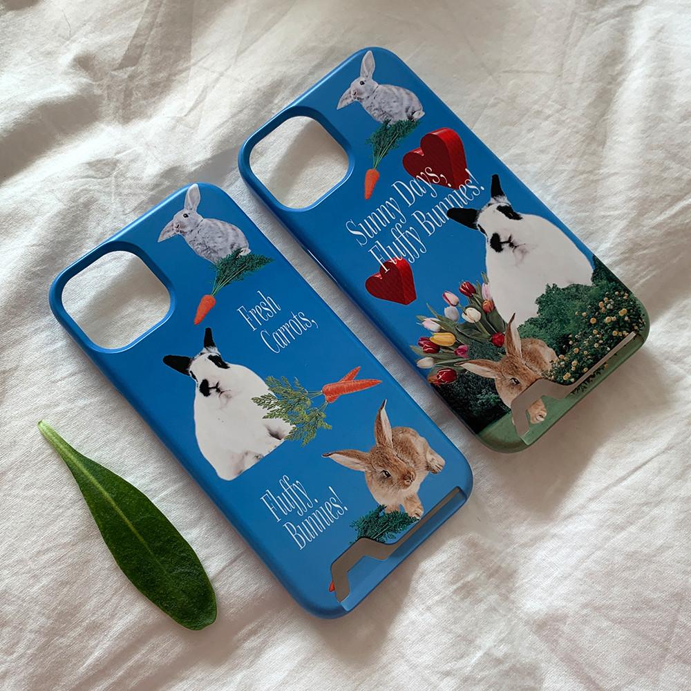 fluffy bunnies 디자인 [카드수납 폰케이스]