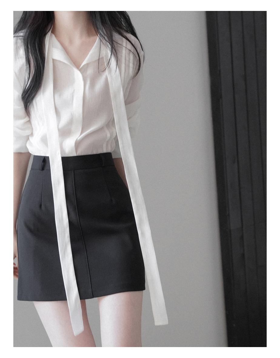 [S5일소요] [Belt_set] 로티 H 미니 스커트 (2colors)