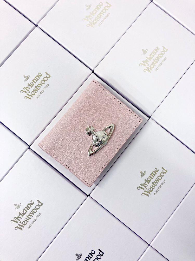 비비안 웨스트우드 지갑 패스 카드 케이스 EXECUTIVE 핑크 한정판