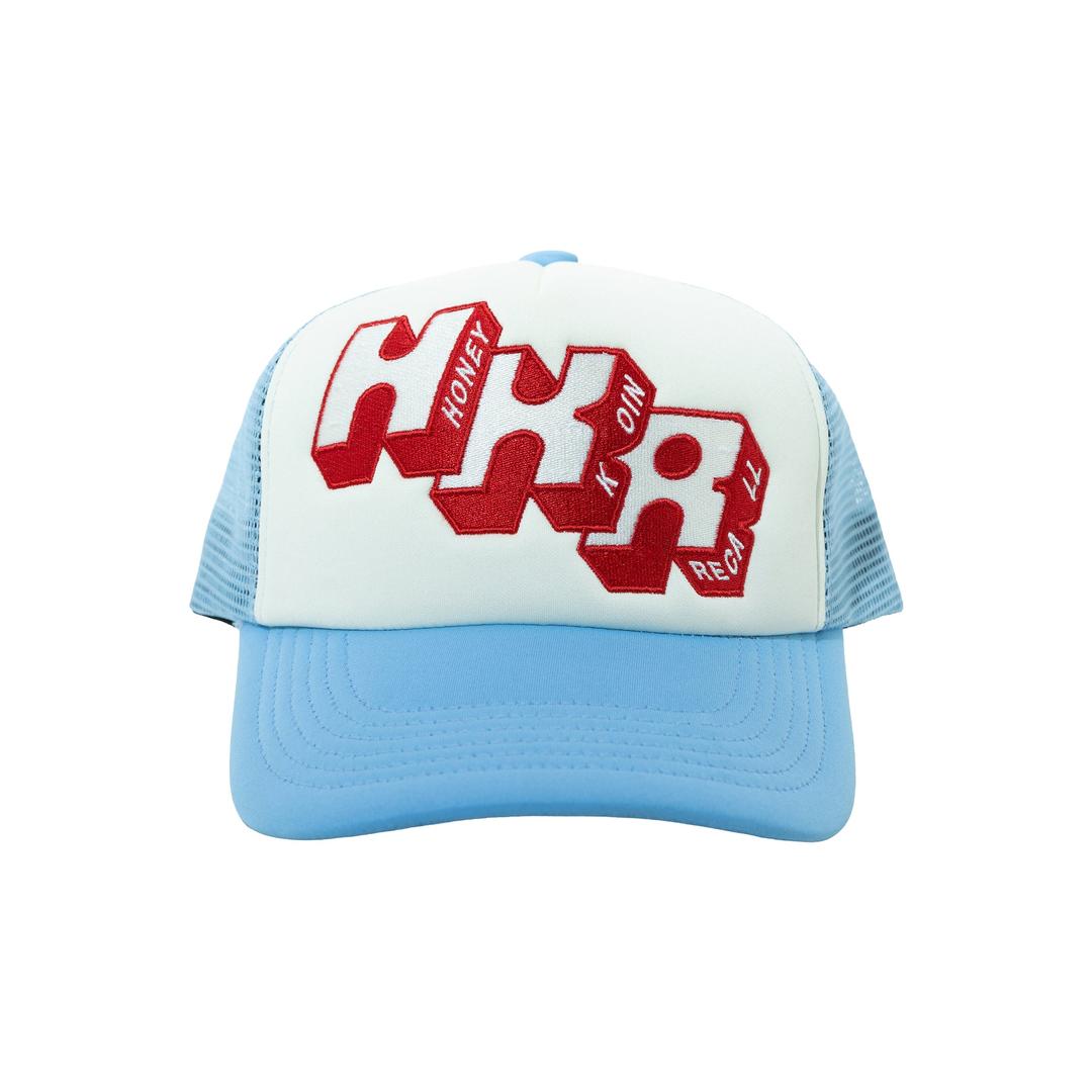 HKR LOGO TRUCKER CAP SKY BLUE