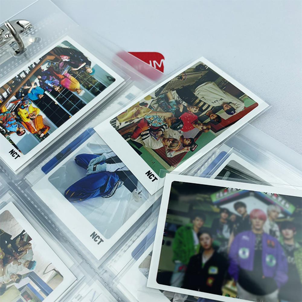 보드엠 A4 바인더 반투명 3공 6공 포카 포토카드 케이스 바인더