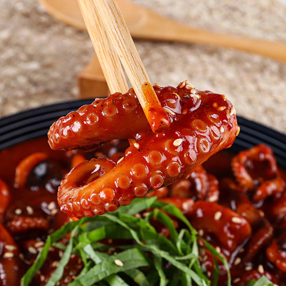 양념 쭈꾸미 볶음 낙곱새 주꾸미 맛집 500g 캠핑 혼술 간편 요리