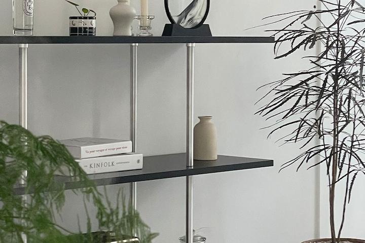 바우하우스 디스플레이 선반형 진열장 3단