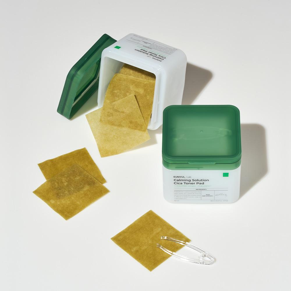 [1+1]은율 랩 카밍 솔루션 시카 토너패드 60매, 190ml