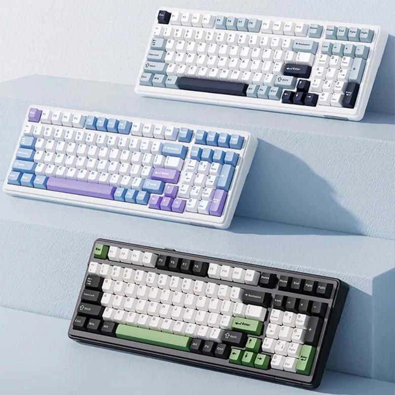 <익일출고>AULA F99 독거미 그레이축 V3황축 무선 블루투스 기계식 키보드 핫스왑 개스킷 RGB 99키 [블프 3차 특가딜]