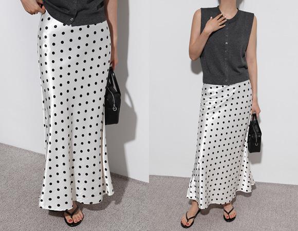 미뉴엘 도트 스커트