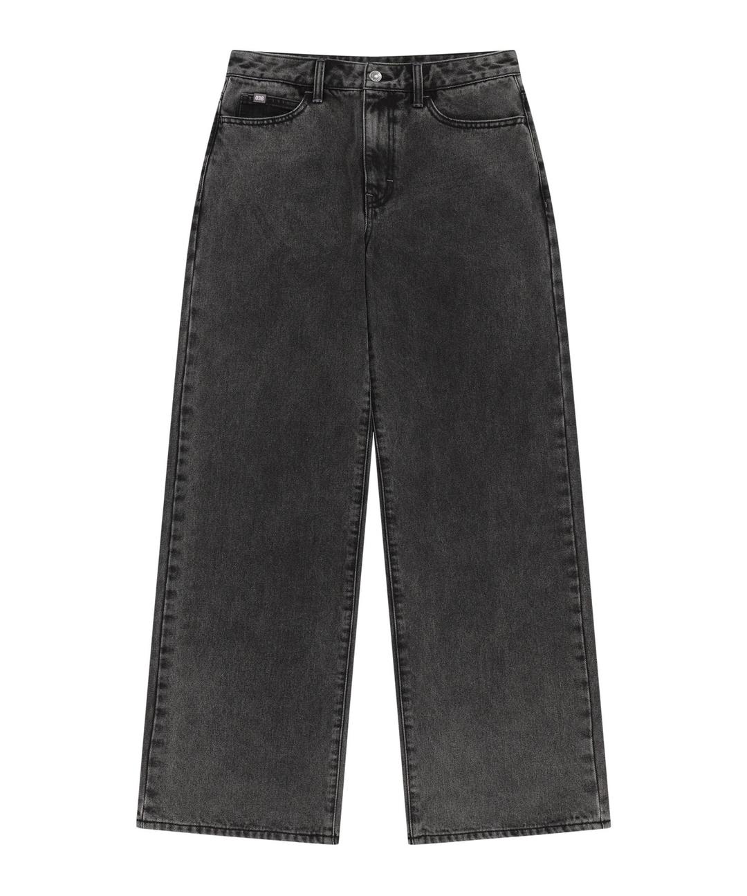 038 BASIC DENIM PANTS BLACK