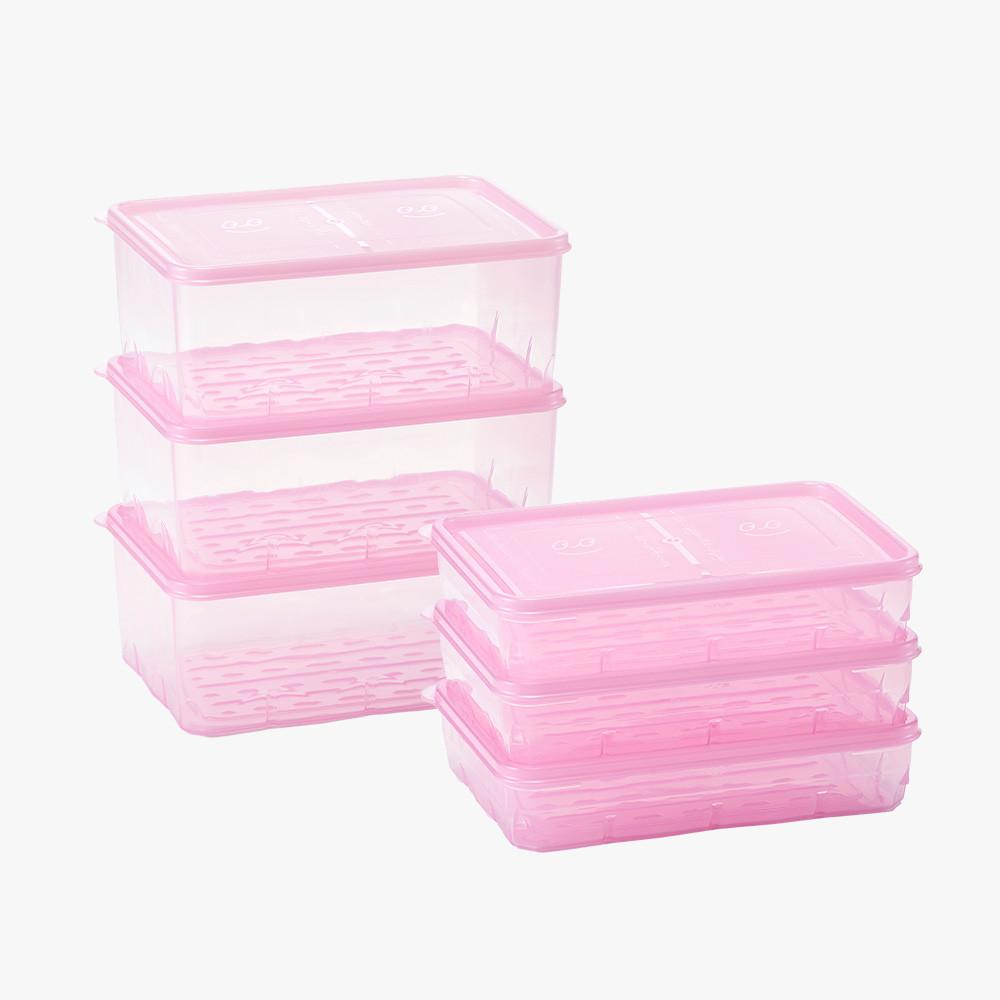 [세트4]땡스소윤 냉동용기 베스트세트 5호3개 7호3개