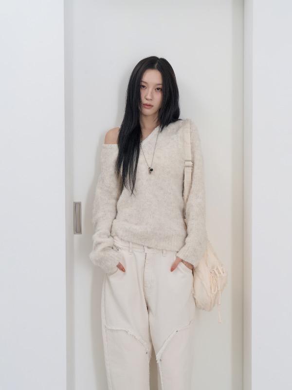 cozy wool brush v knit