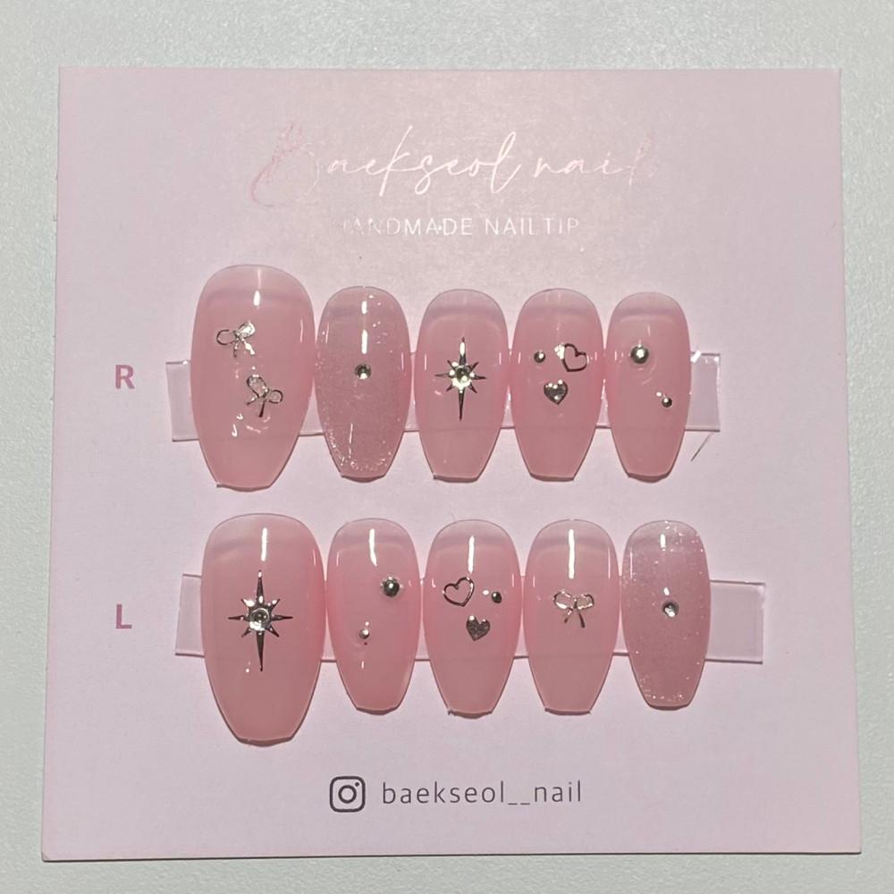 러블리 별빛 수제네일팁