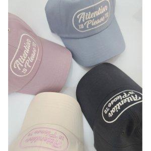 어텐션 자수 볼캡 야구 모자 국내제작 4color - 인터파크 쇼핑