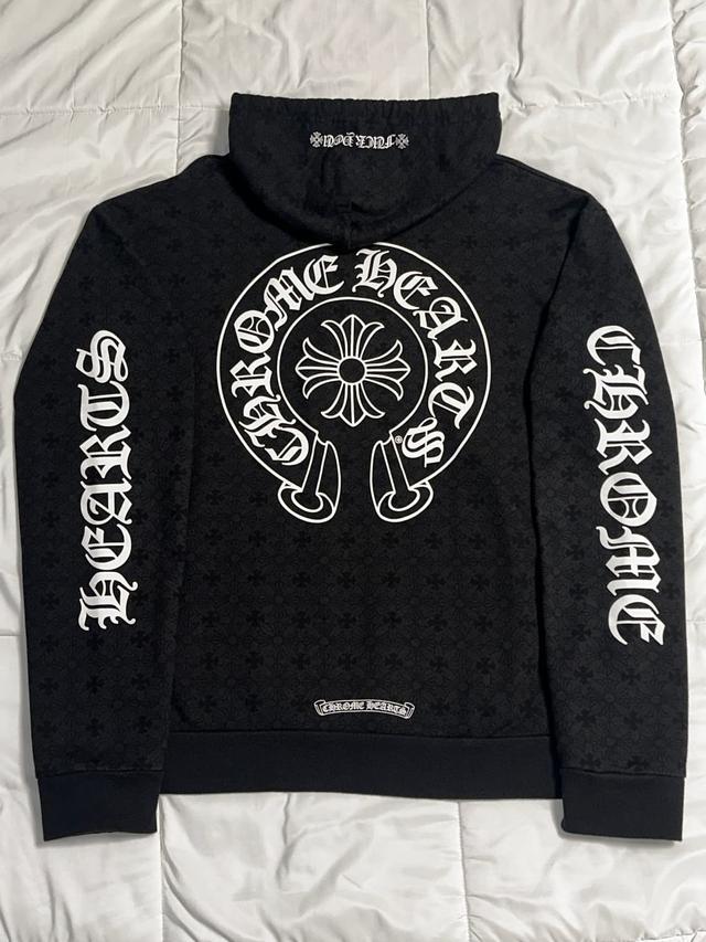 在庫わずか【CHROME HEARTS】Vertical Logo Zip-Up パーカー CHROME HEARTS】 Vertical Logo Zip-Up Hoodie (CHROME HEARTS