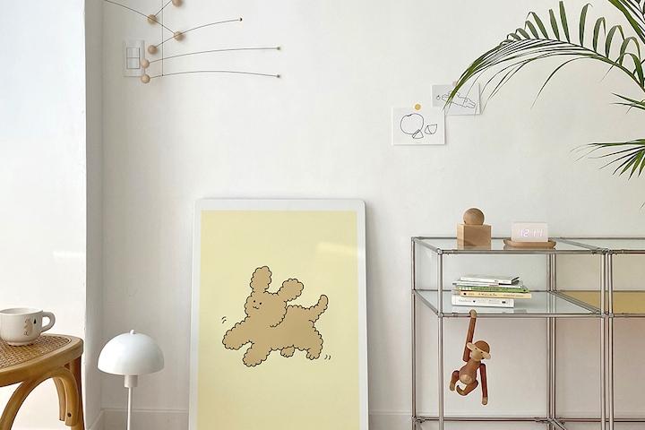 동글동글 시리즈 접이식 액자테이블 7종 (벽엽서 세트증정)