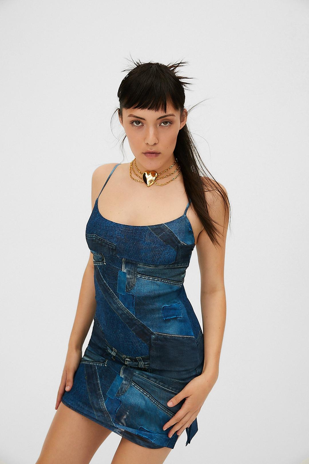 ANYA DRESS - DENIM - DENIM / 4XL