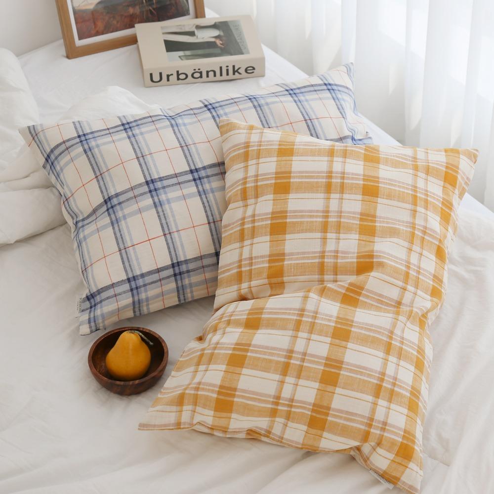 앨리스 체크 베개커버 50x70cm