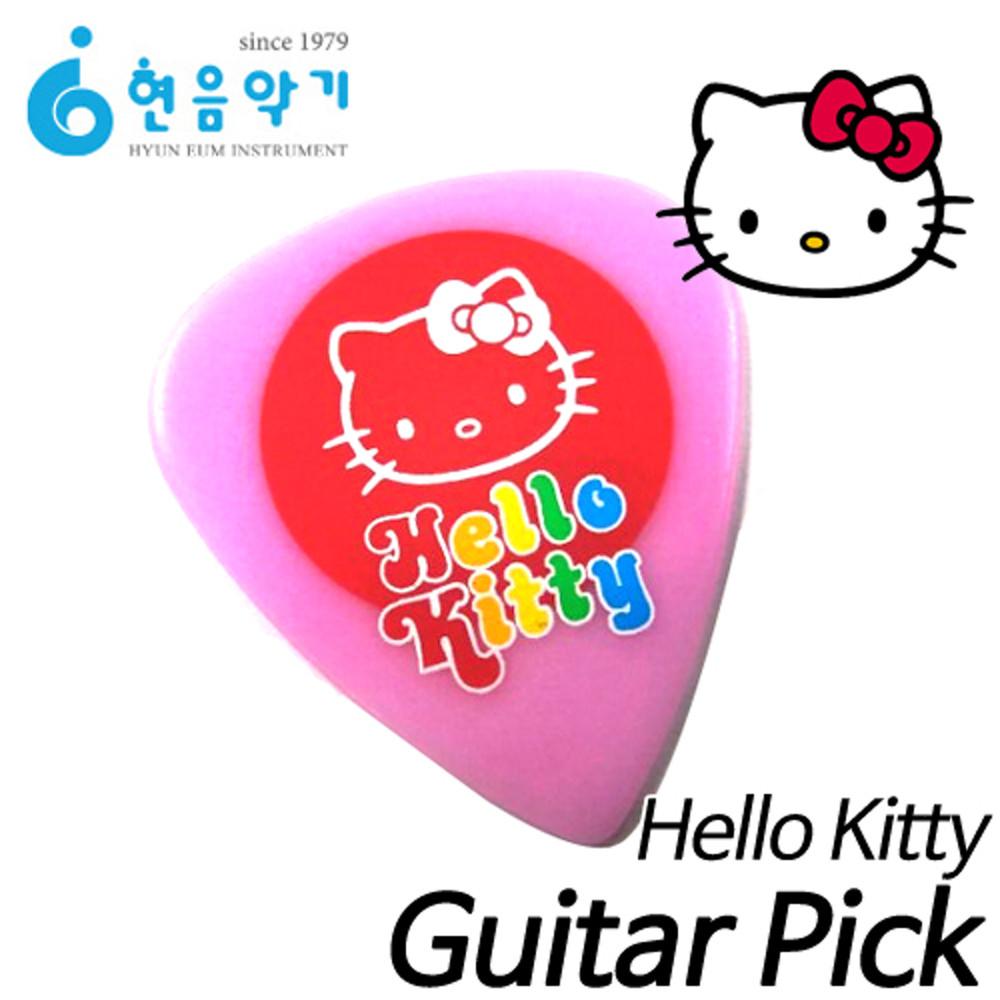 헬로우키티(Hello Kitty) 기타 피크 (핑크) 미디움 / 일제