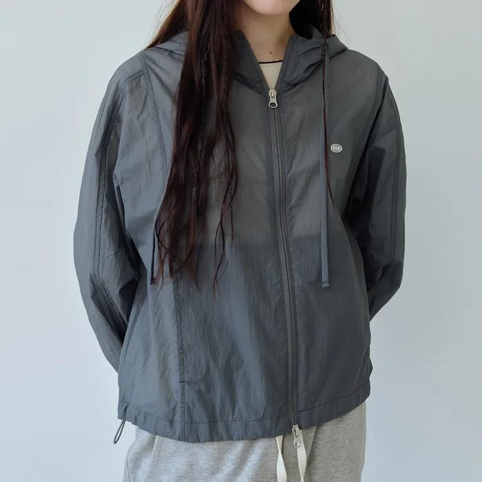 SHEER WIND BREAKER - FOG CHARCOAL