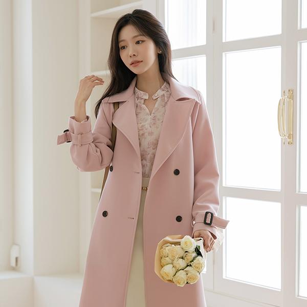 홀릭 스프링 컬러 트렌치 코트(+벨트)