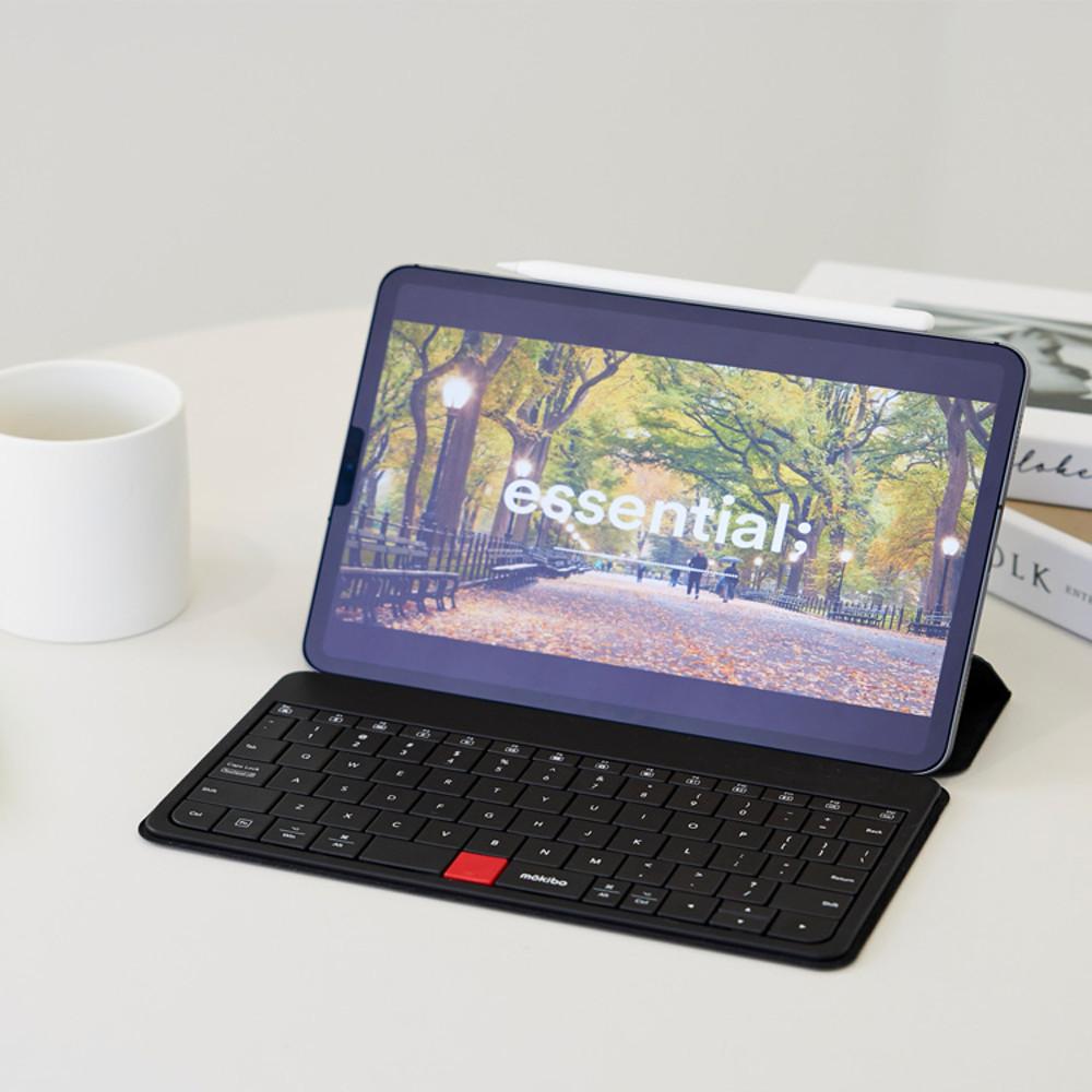 모키보 퓨전키보드 폴리오 유니버셜 - 블루투스 무선 키보드 터치패드 아이패드 태블릿 [MKB420-U1]