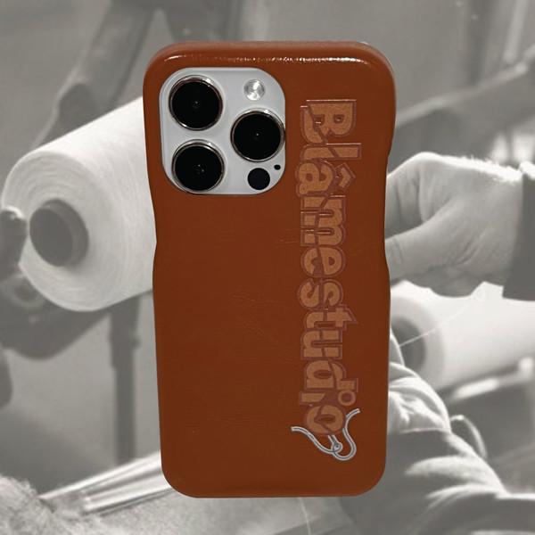 Logo Sewing Leather Case