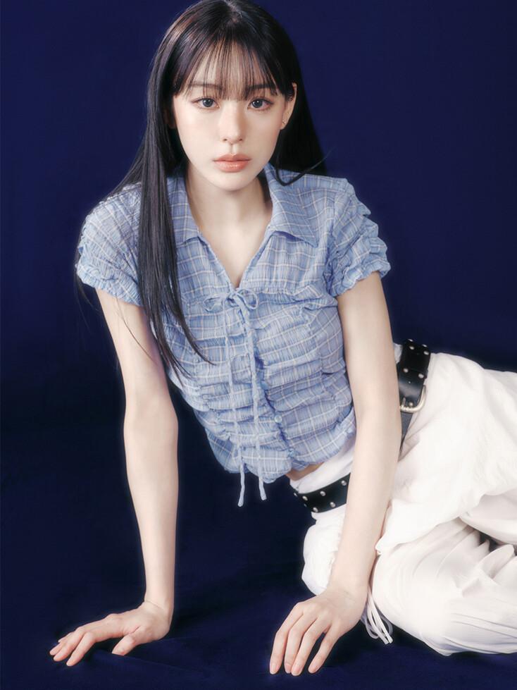 String Shirring Blouse VW5MB124_2color