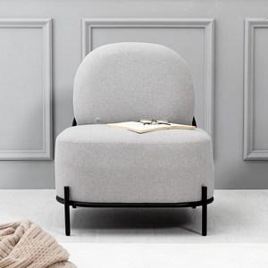 모모 소파 1인용 인테리어 디자인 패브릭 거실 소파, 그레이