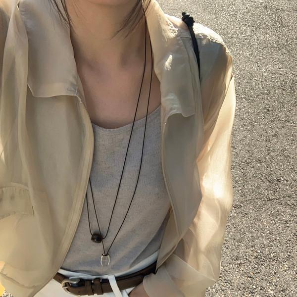 Aurora sheer blouson