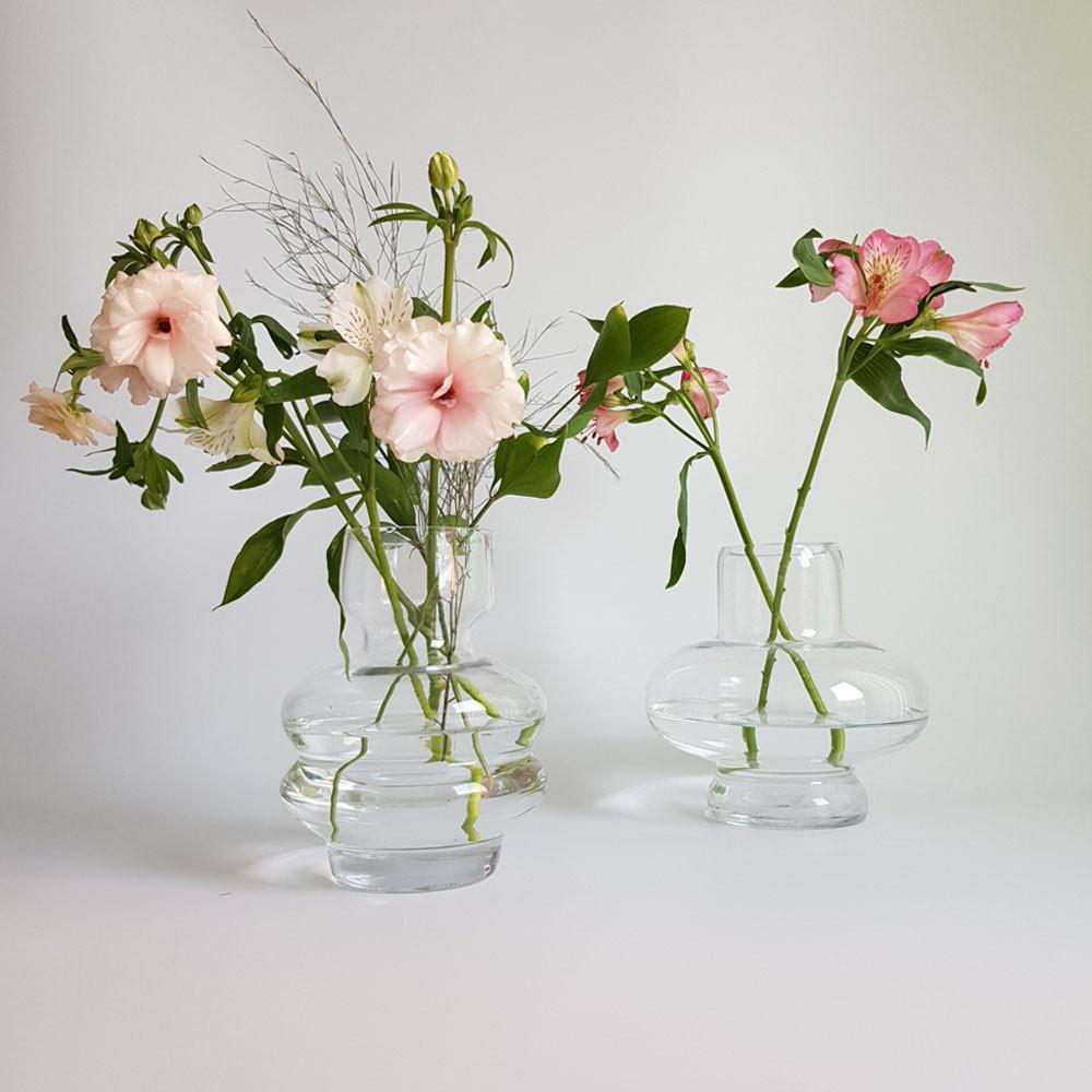 플로라 투명 꽃병 북유럽 디자인 인테리어 화병 집꾸미기 소품