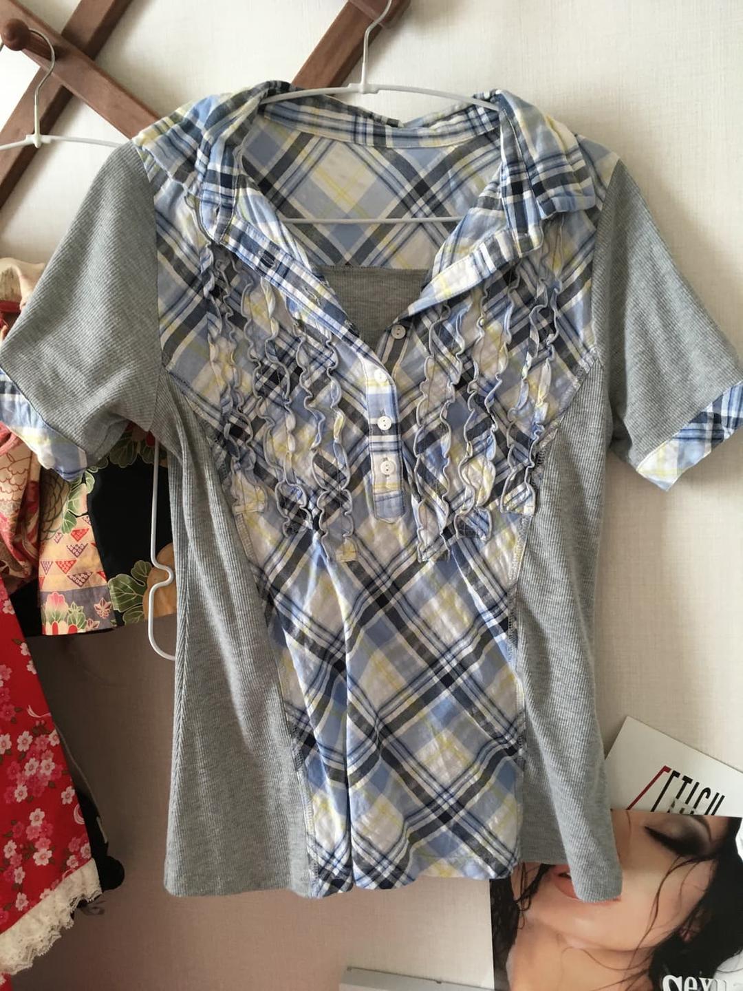 파우닝 빈티지 니혼진 너드 체크 셔츠 | 후루츠패밀리