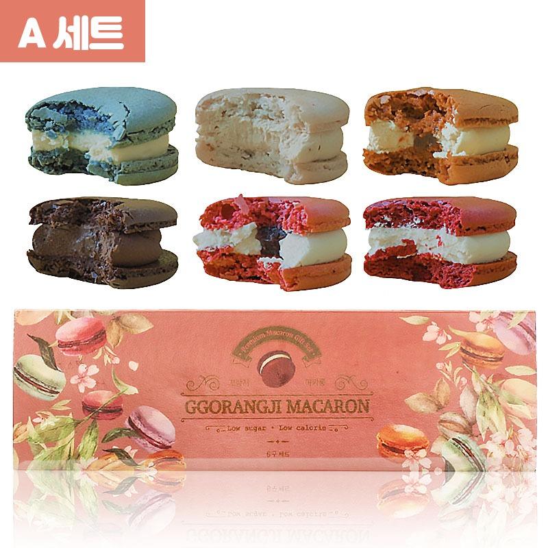 꼬랑지마카롱 A세트, 6개입