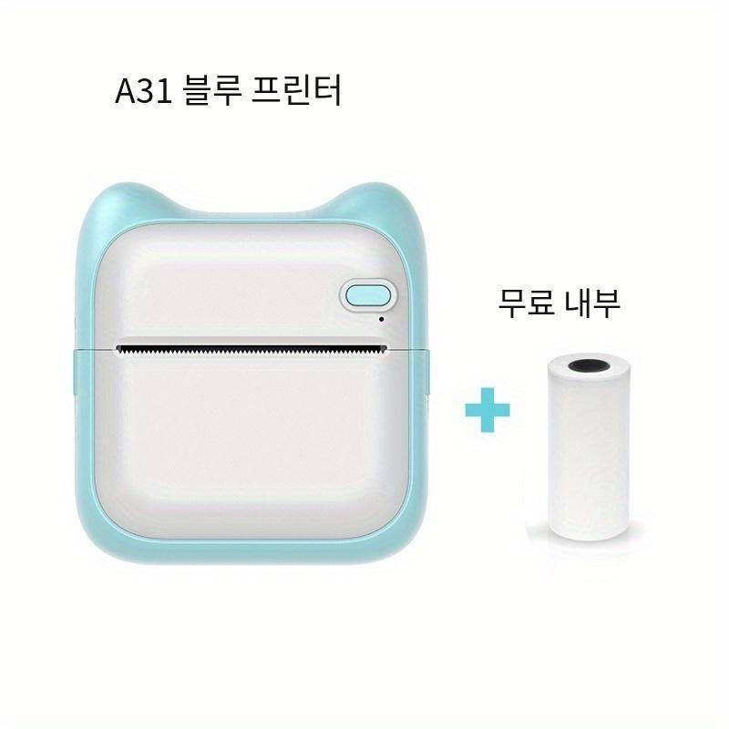 IPhone/Android용 미니 포토 프린터, 선물용 휴대용 열전사 포토 프린터 연구 노트 작업 사진 사진 메모
