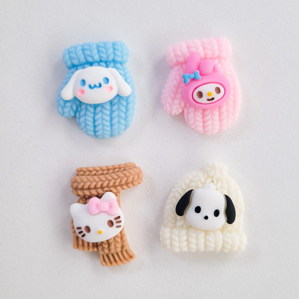 니트 산리오 데코덴 파츠 미니어처 폰케이스 탑로더 꾸미기 DIY 취미 만들기