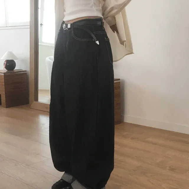 [논페이드👖] 코즐 와이드 생지 데님 팬츠