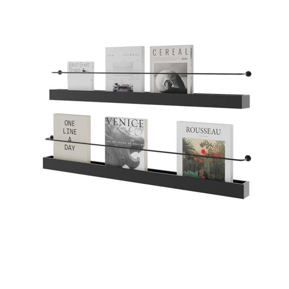 슬로우벨 이태리 미니멀 80cm 선반 매거진랙 벽선반 잡지꽂이 매장 디스플레이 렉 2단