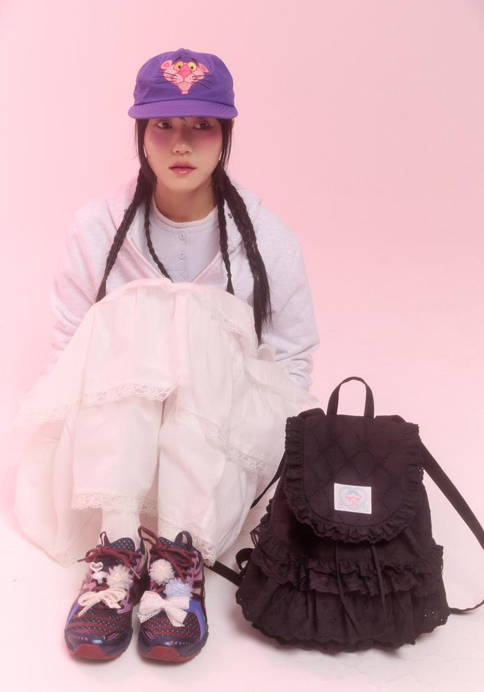 lace backpack_black