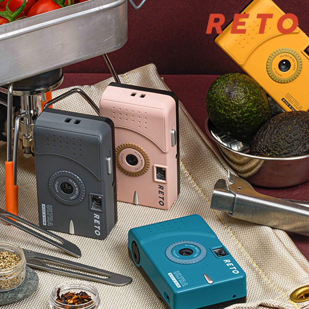 RETO 초광각 레토 와이드슬림 필름카메라 + 코닥 골드필름 세트 5종 모음전