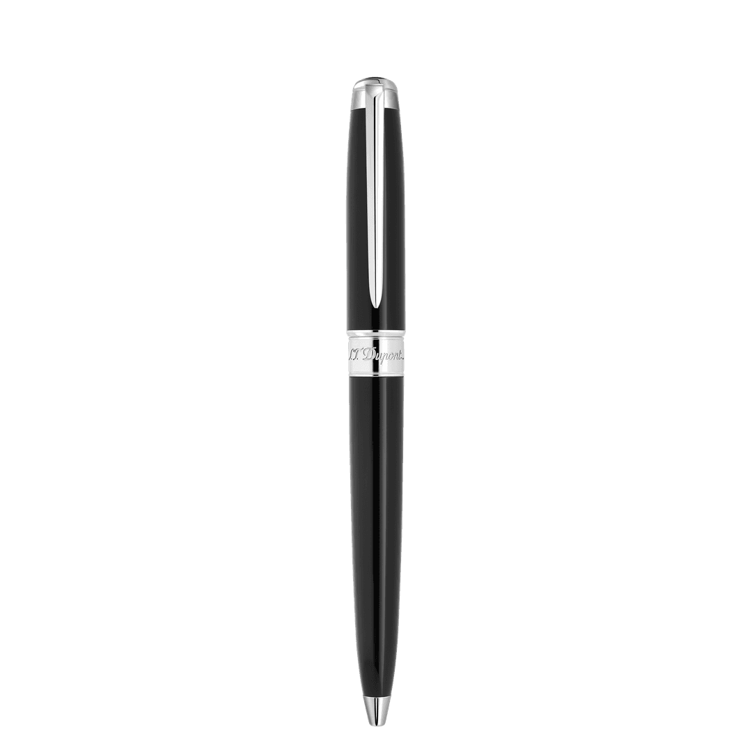 S.T. Dupont Luxury Writing Instrument - Line D Eternity Large Black and Palladium Ballpoint Pen