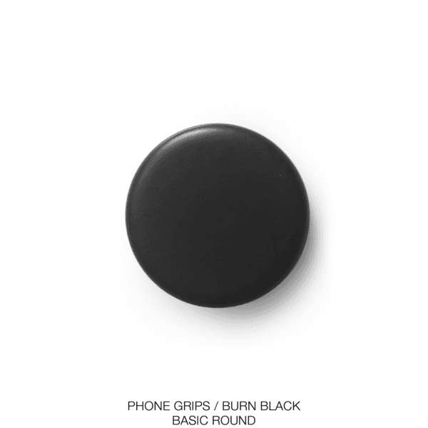 PHONE GRIPS / BASIC ROUND / BURN BLACK