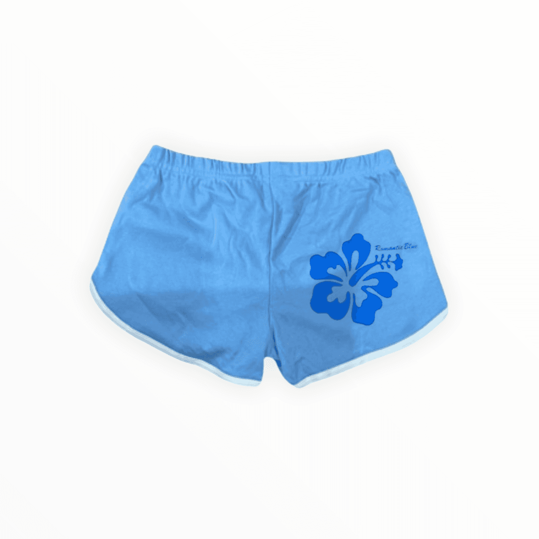 Hisbiscus shorts - Blue - Small