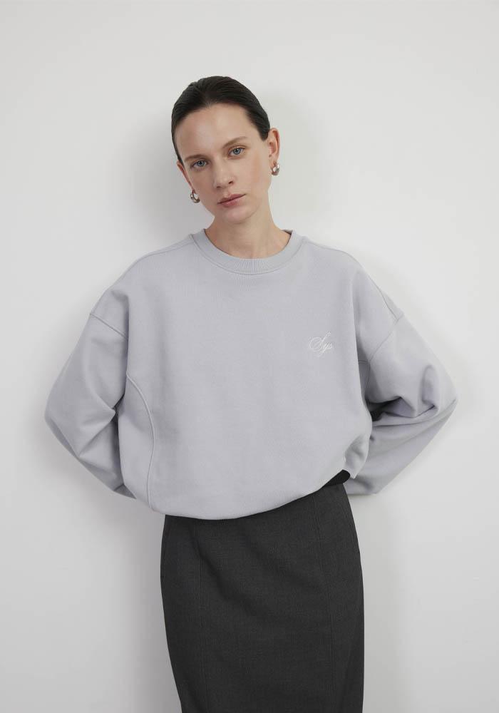 LOGO SWEATSHIRT_FOG